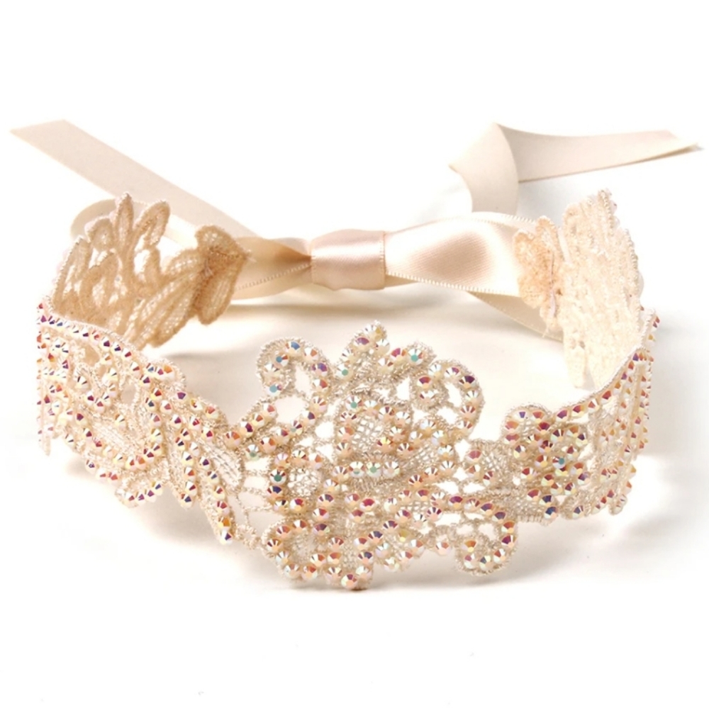 Amrita Singh Jenna Lace Choker w/ Ribbon Tie